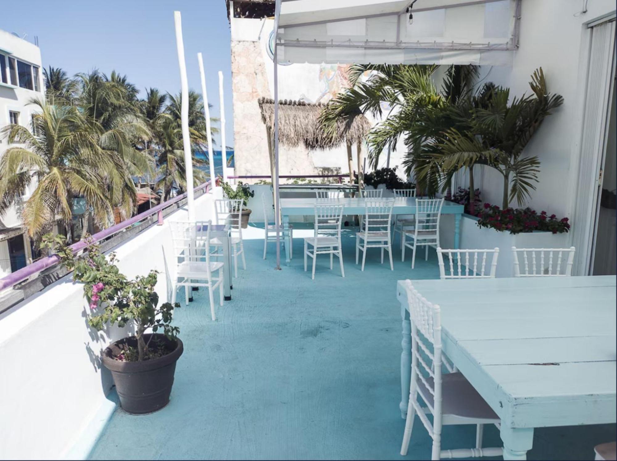 Hostal Del Mar Playa del Carmen Buitenkant foto