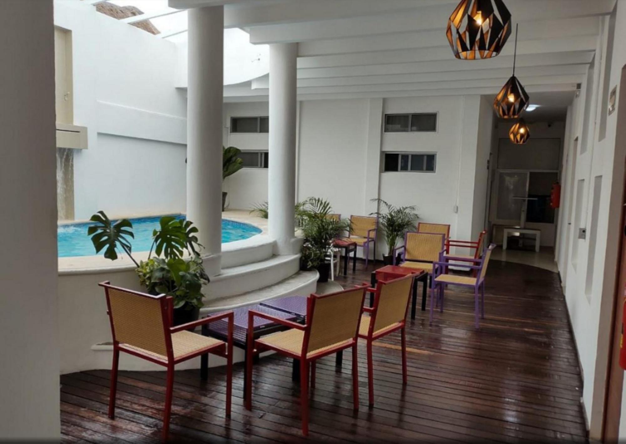 Hostal Del Mar Playa del Carmen Buitenkant foto
